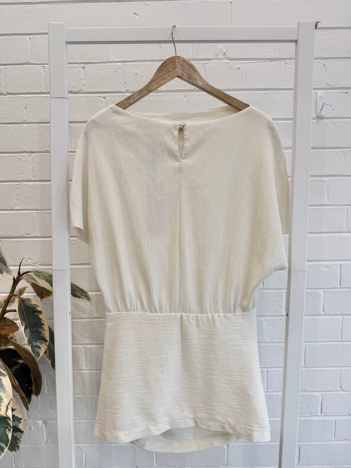 Bec and Bridge Ivory Jolene Mini Dress - Size 10
