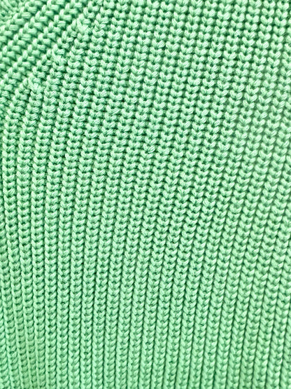 Cos Green Chunky Knit V-Neck Vest - Size S (8)