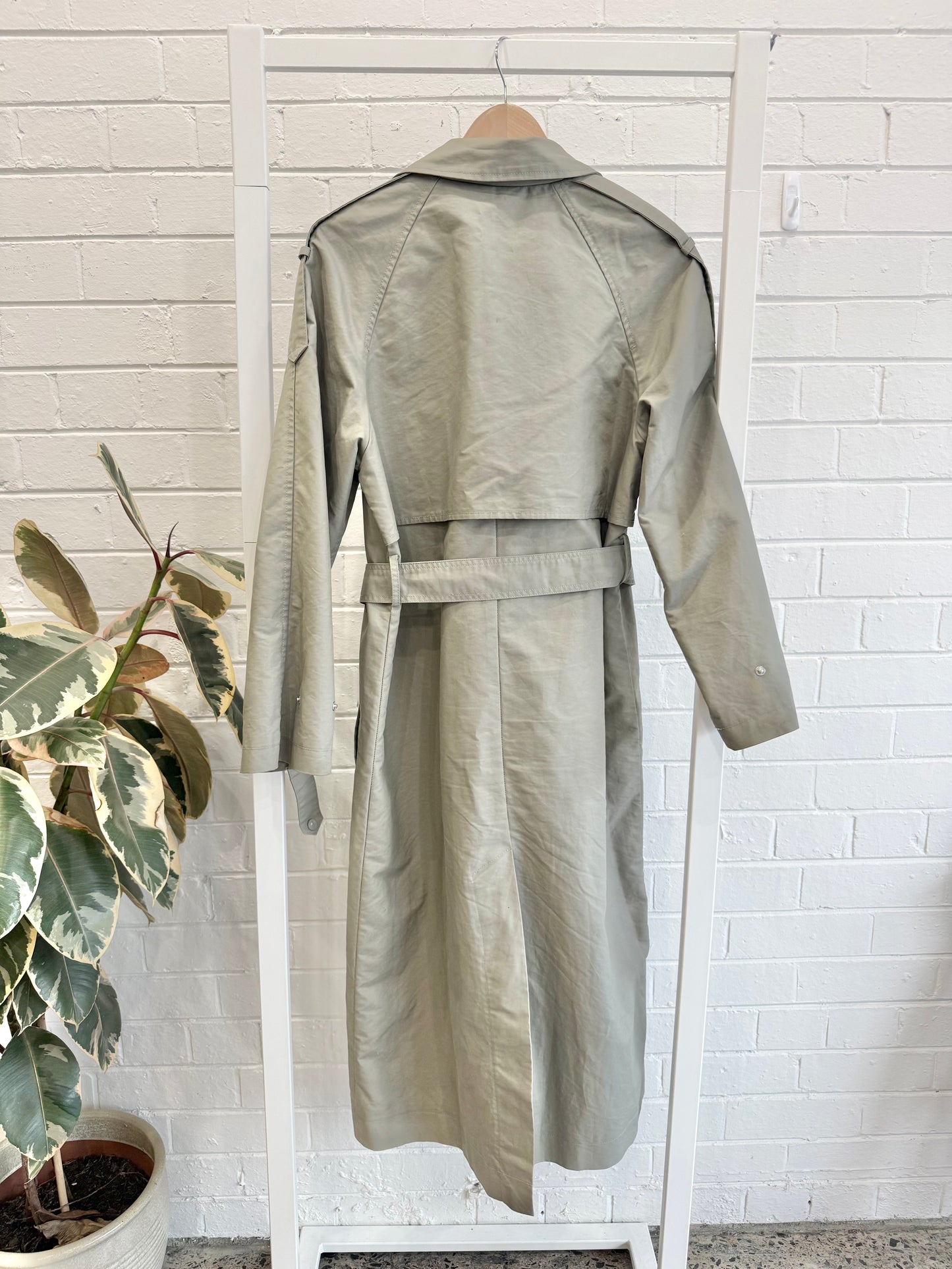 Nude Lucy Pewter Frieda Trench - Size XS (8)