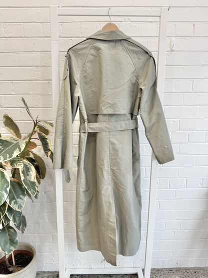 Nude Lucy Pewter Frieda Trench - Size XS (8)