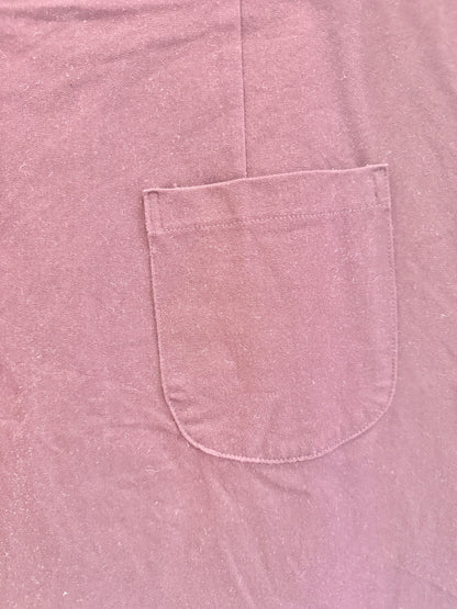 Kuwaii Burgundy A line Mini Skirt With Pockets - Size 16