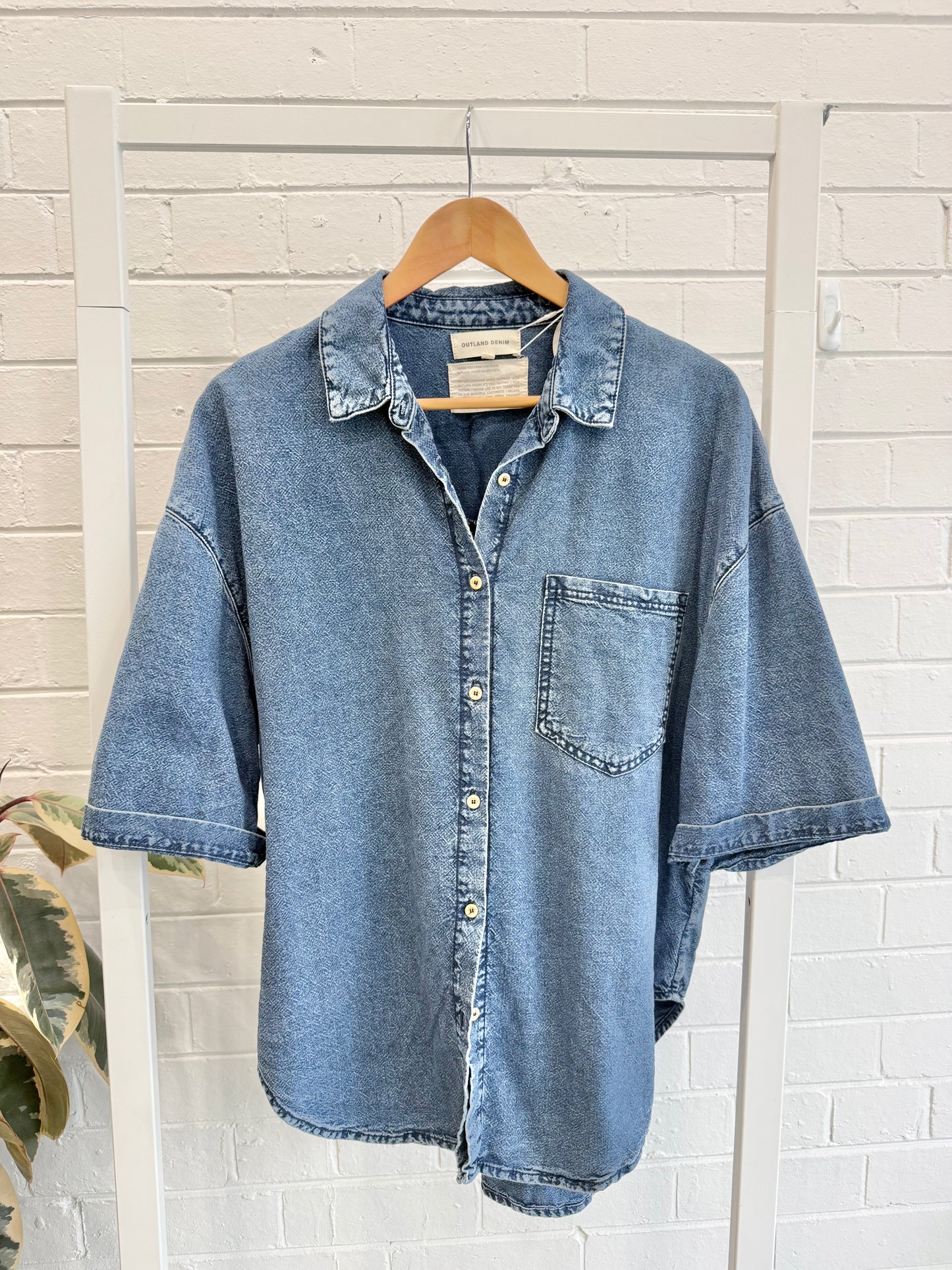 Outland Denim Blue Shirt - Size XL