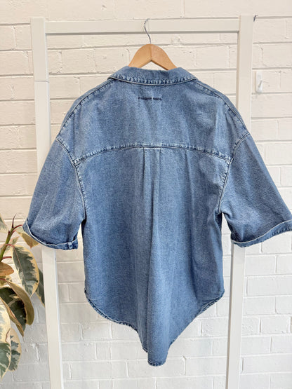Outland Denim Blue Shirt - Size XL