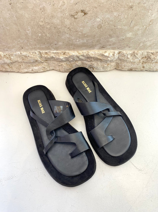 Alias Mae 'Polo' Sandal in Black - Size 41