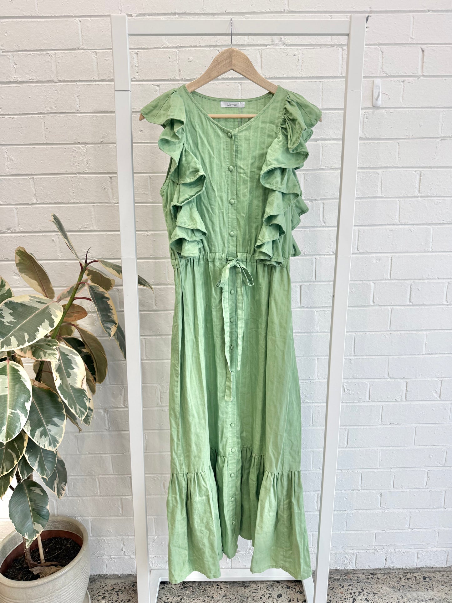 Morrison Green Kirsty Maxi Dress - Size 1 (8)