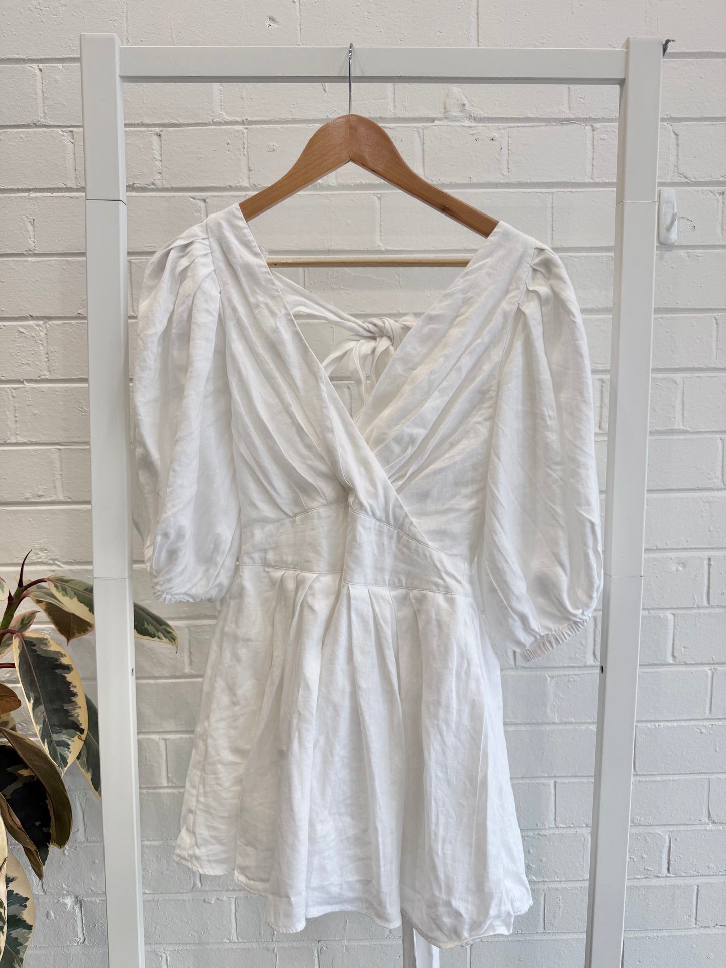 Joslin White Andrea Playsuit - Size 8