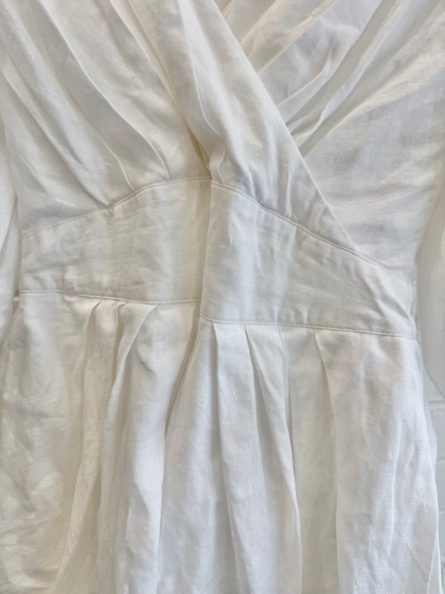 Joslin White Andrea Playsuit - Size 8