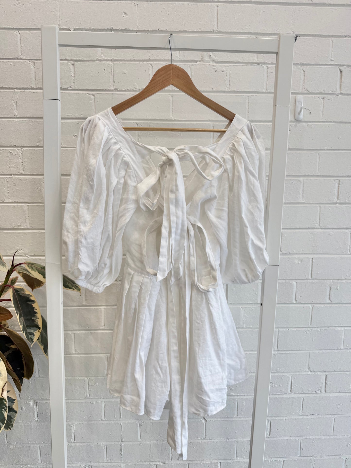 Joslin White Andrea Playsuit - Size 8
