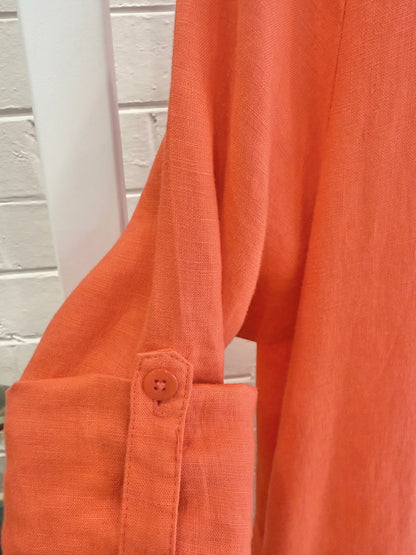 Cable Melbourne Poppy Midi Shirt Dress - Size 12