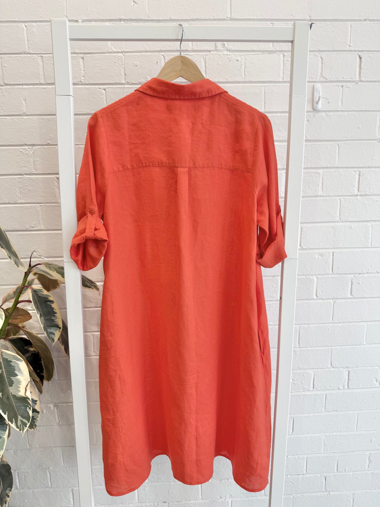 Cable Melbourne Poppy Midi Shirt Dress - Size 12