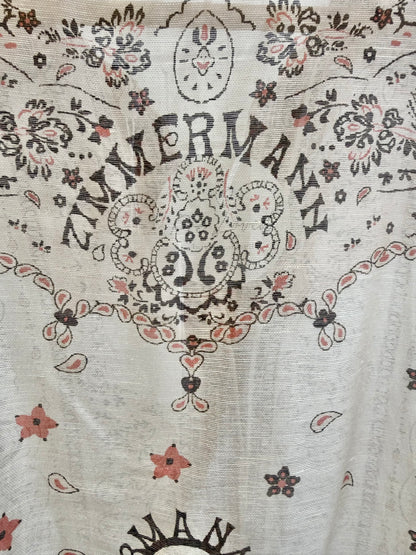 Zimmermann Cream Bandana Matchmaker Shirt Dress - Size 3 (12)