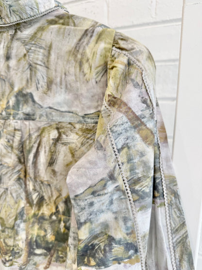 Greenhouse Interiors Hana Baia Art Shirt and Short Set - Size S (8 - 10)