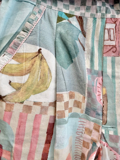Green House Interiors Fiesta Collage Art Short - Size XS (6 - 8)