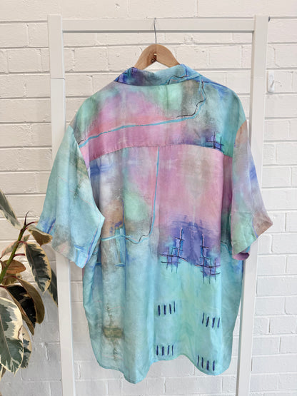 Summi Summi Luka Shirt Dress - Size L (12)
