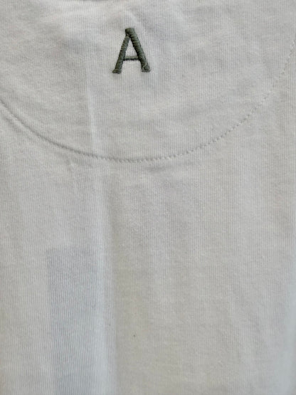 Alémais x Anouk Colantoni Cream Play Embroidered Tee - Size XL