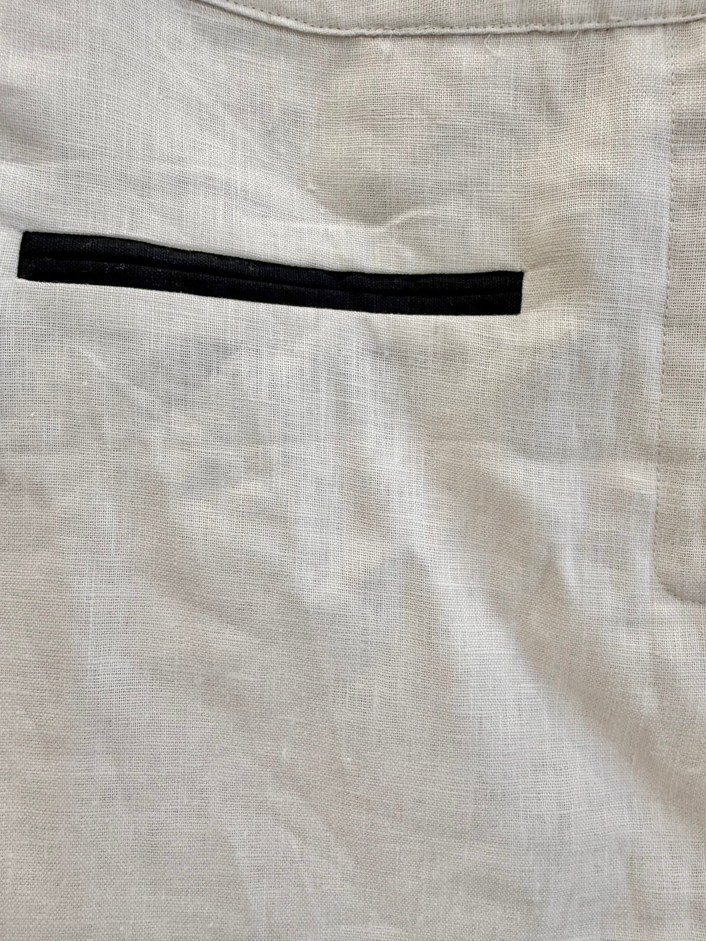 Dissh Cream Von Linen Shirt and Skort - Size 14