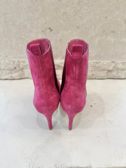 Top End Fuchsia Bryann Suede Boots - Size 39