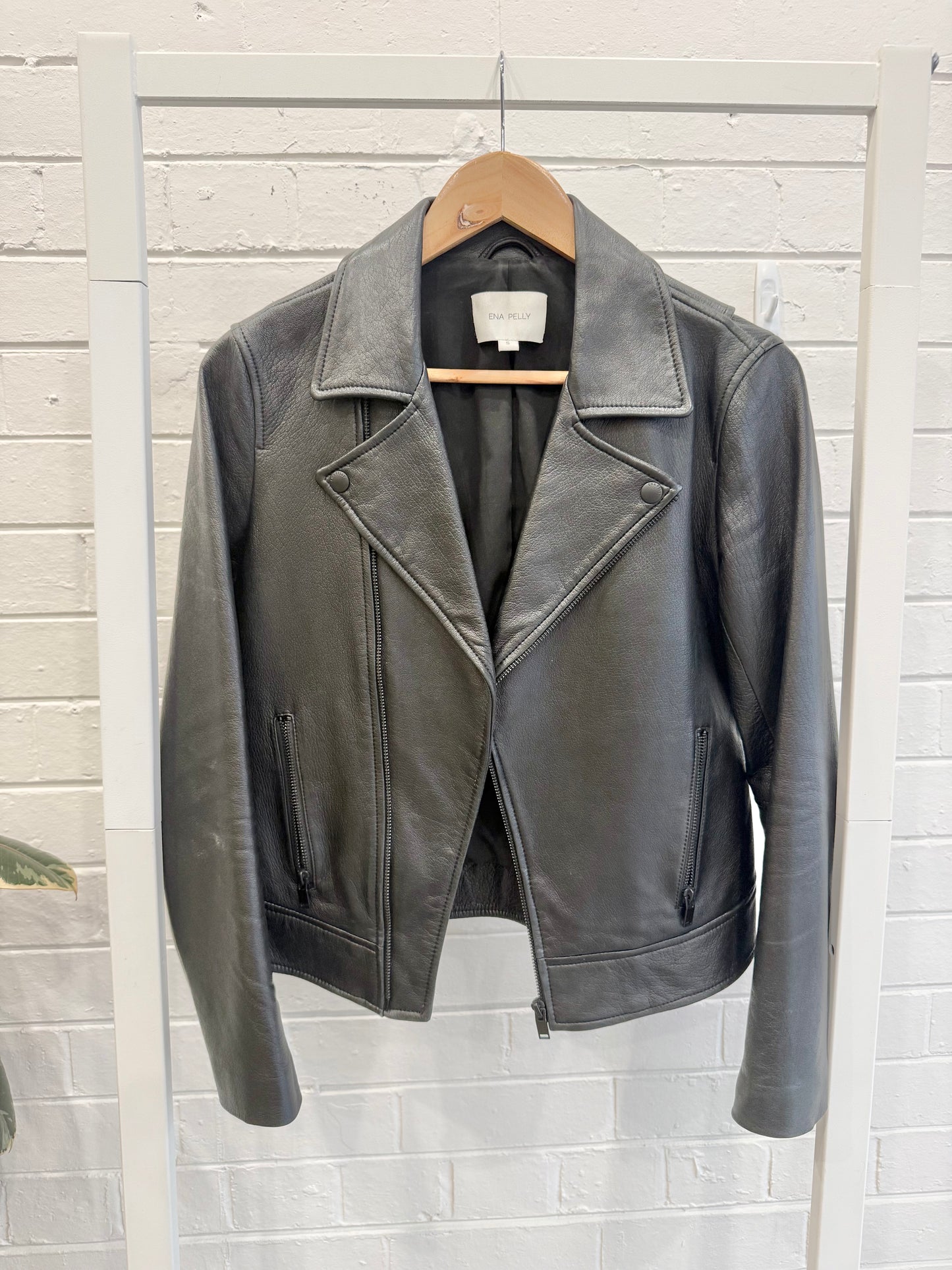 Ena Pelly Essential Biker Jacket - Size S