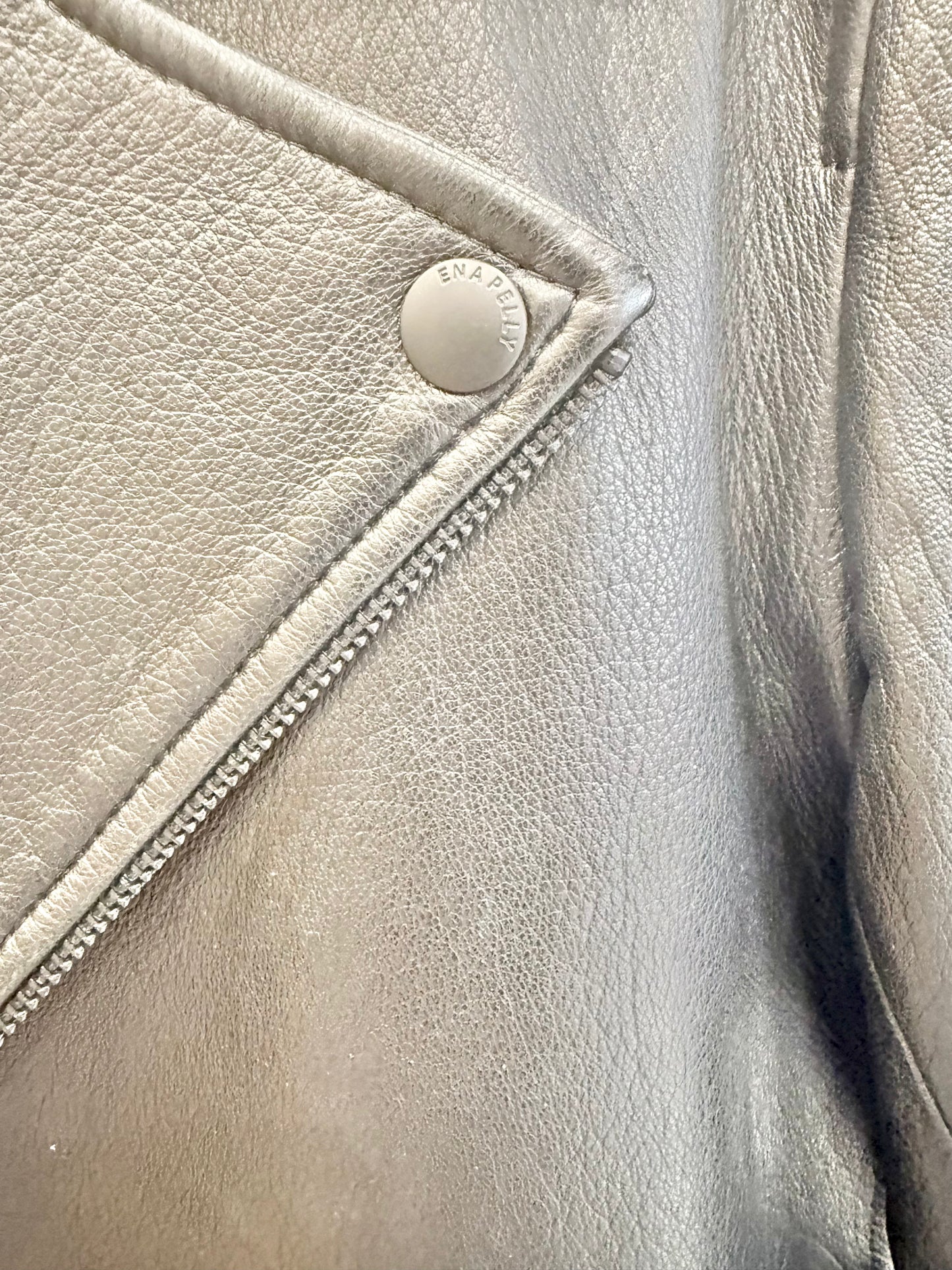 Ena Pelly Essential Biker Jacket - Size S