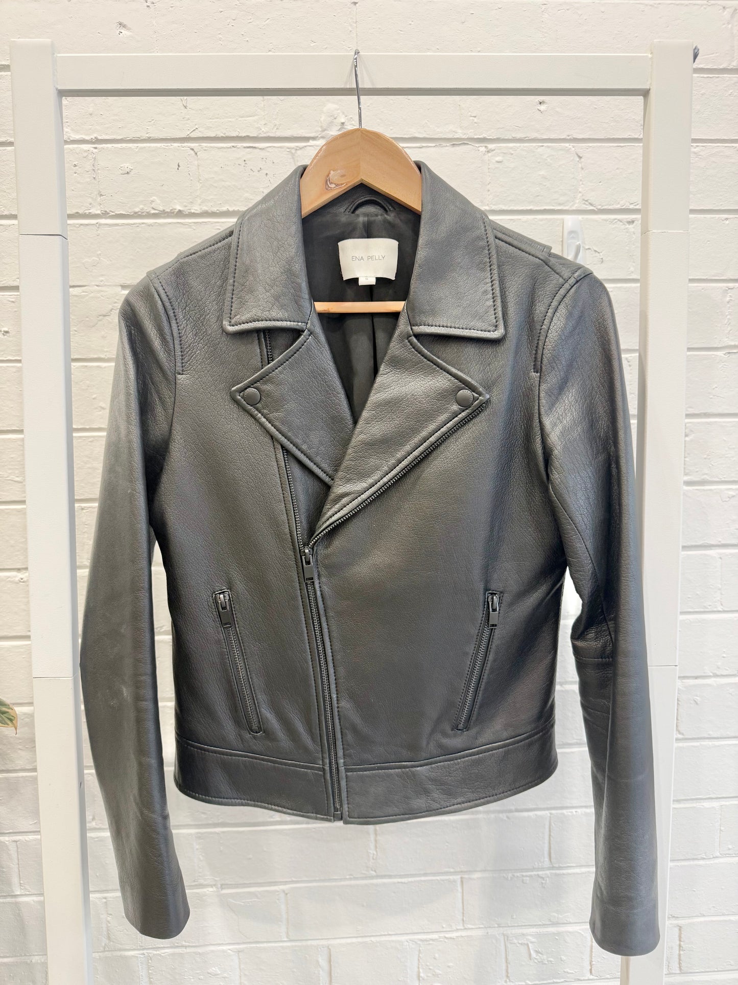 Ena Pelly Essential Biker Jacket - Size S