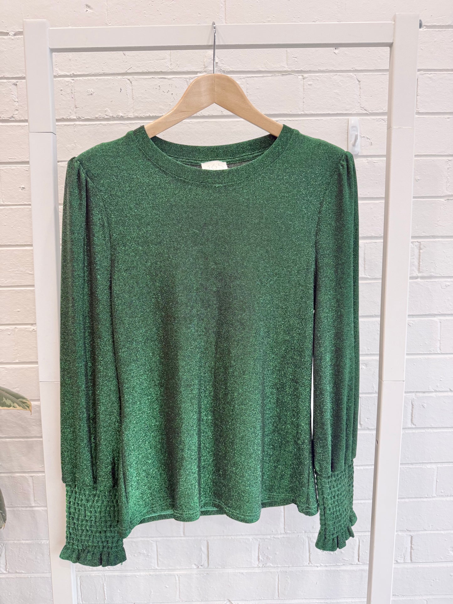 365 Days Disco Magic Top – Green - Size S
