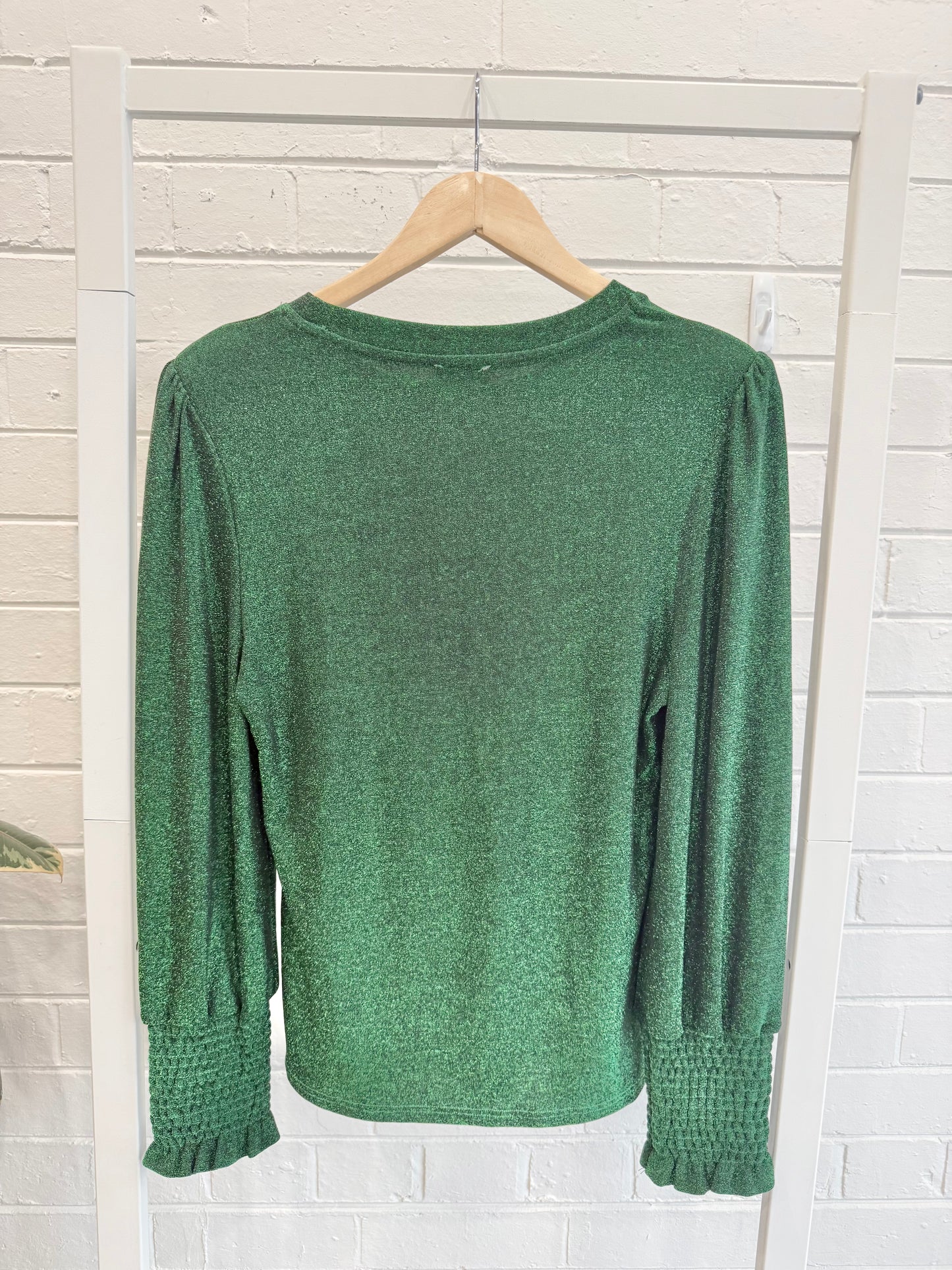 365 Days Disco Magic Top – Green - Size S