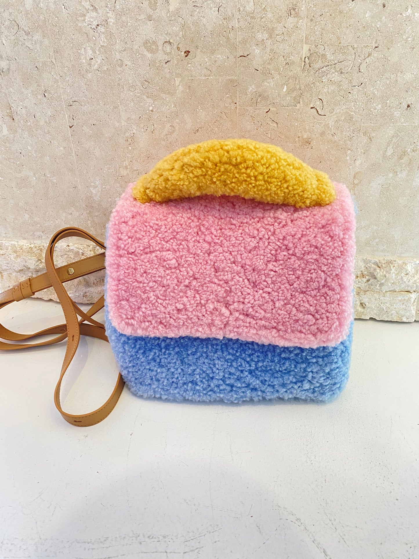 Mlouye Convertible Teddy Bag in Gummy