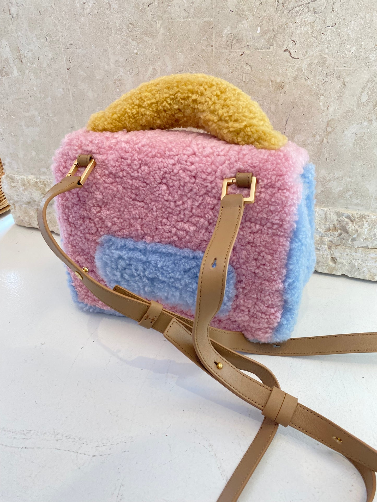 Mlouye Convertible Teddy Bag in Gummy
