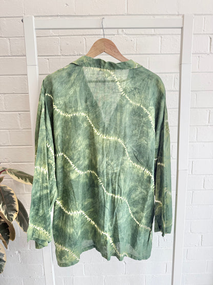 Maurie and Eve Sundowner Shirt in Forest Green - Size 12