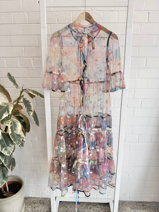 Celia B Aster Tulle Dress - Size M/L (12-14)
