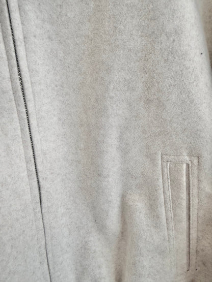 Zara Soft Bomber Jacket - Beige - Size L