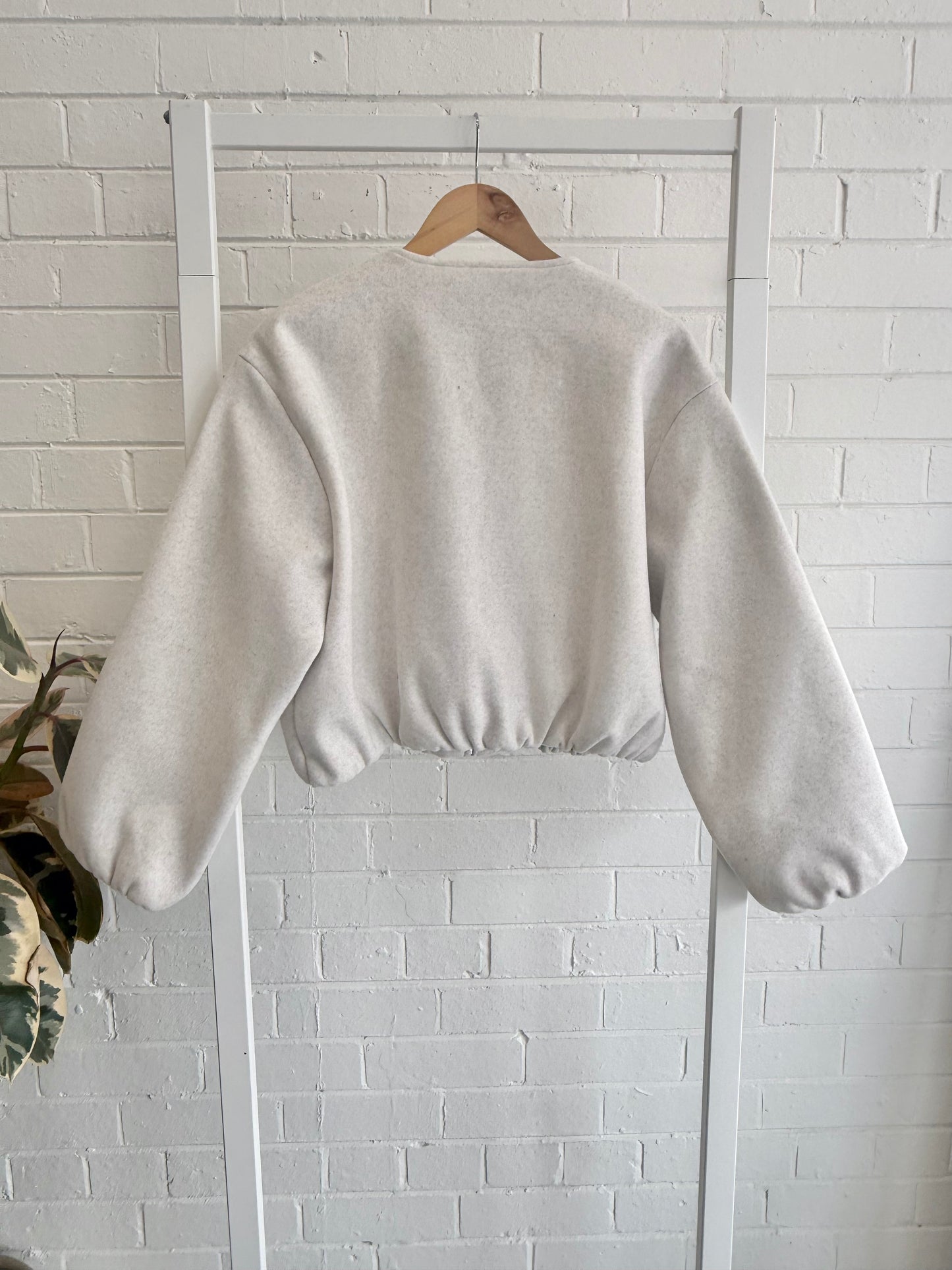 Zara Soft Bomber Jacket - Beige - Size L