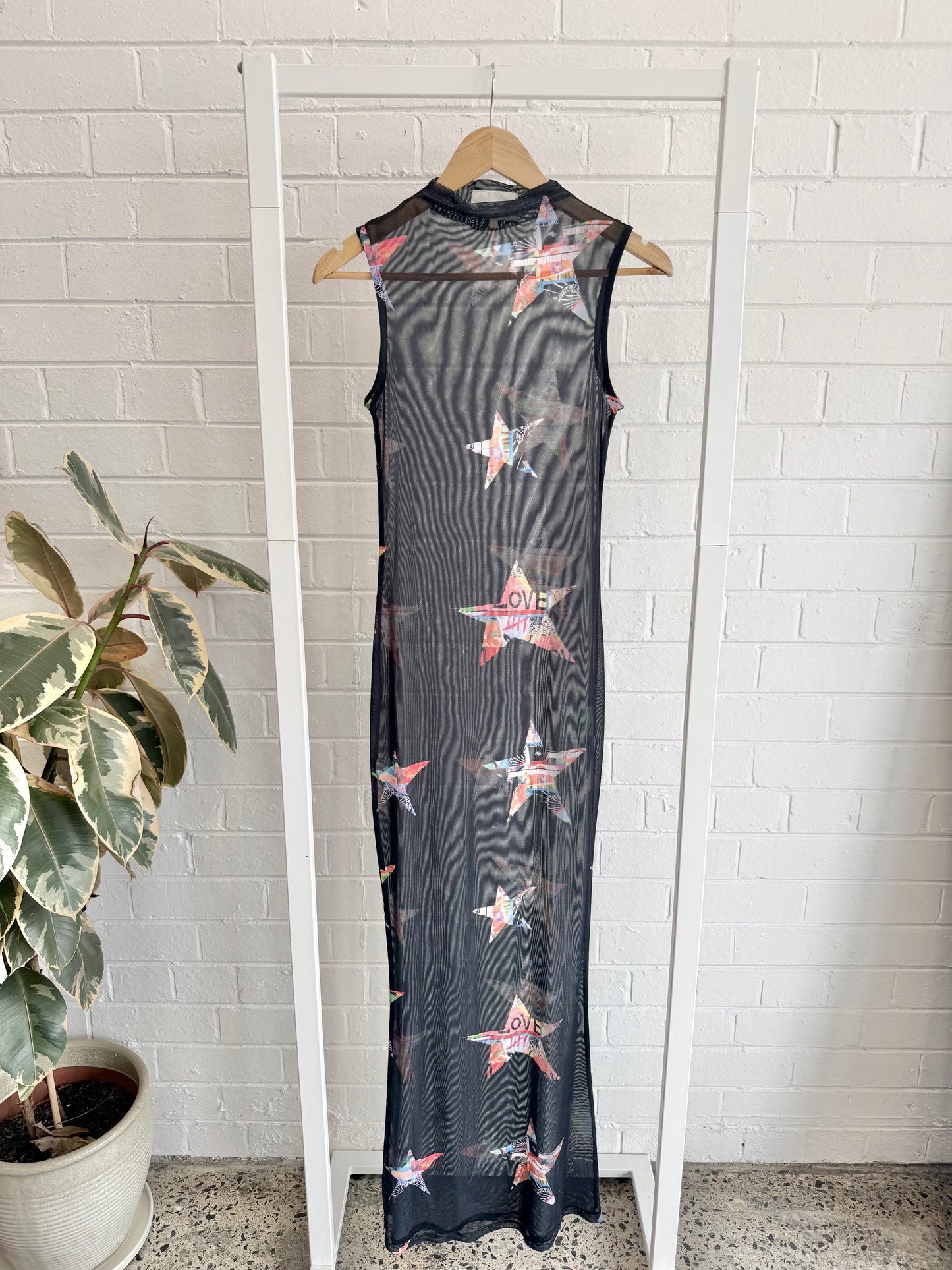 Summi Summi Mesh Maxi Dress - Size L