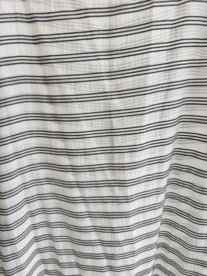 Vrg Grl Colette Maxi Dress - Grey Stripe - Size 12