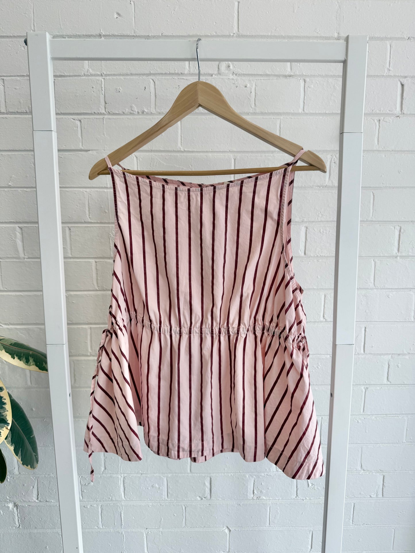 Vrg Grl Indi Top & Annika Shorts Set — Berry Stripe - Size 12