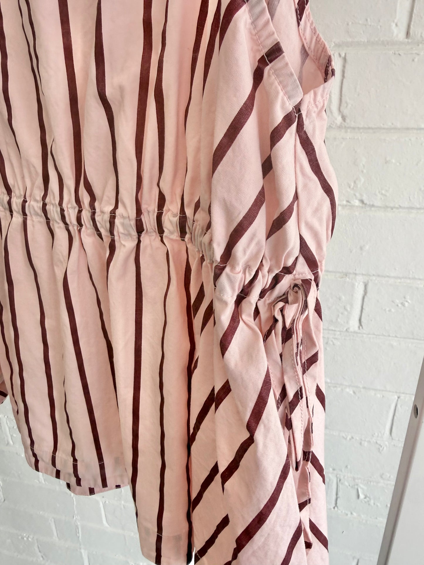 Vrg Grl Indi Top & Annika Shorts Set — Berry Stripe - Size 12