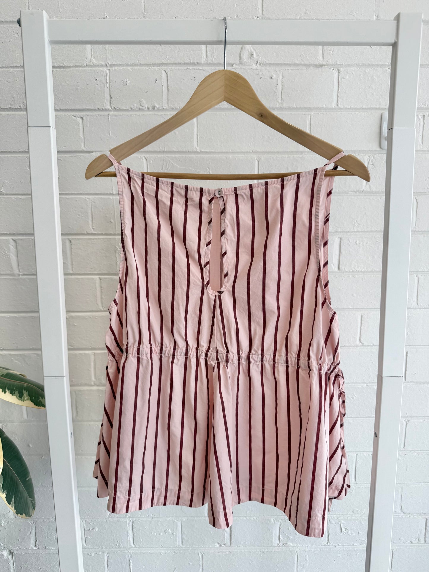 Vrg Grl Indi Top & Annika Shorts Set — Berry Stripe - Size 12