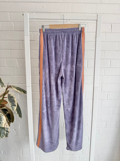 La Bohème Girls Viva Terry Pants — Grape & Orange - Size M/L