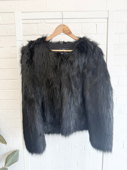 Unreal Fur Unreal Dream Jacket in Black - Size M (10)