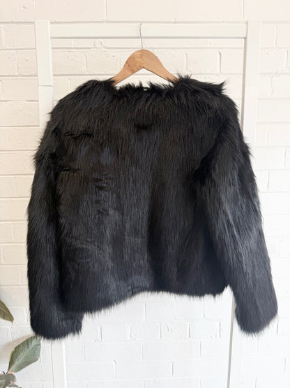 Unreal Fur Unreal Dream Jacket in Black - Size M (10)