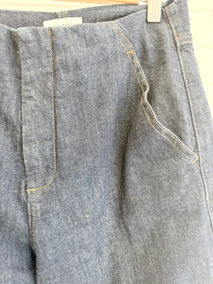 Scanlan Theodore Denim Cropped 32" Jean in Indigo Blue - Size 10