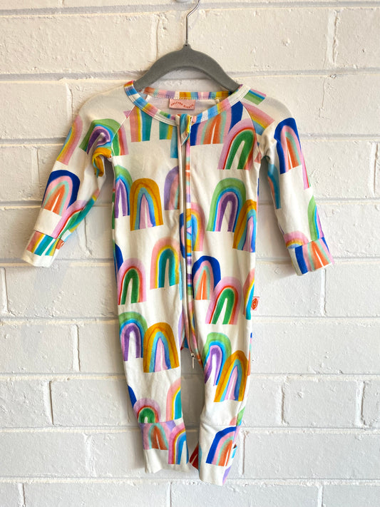 Halcyon Nights Raibow Sleepsuit - Size 0-3m