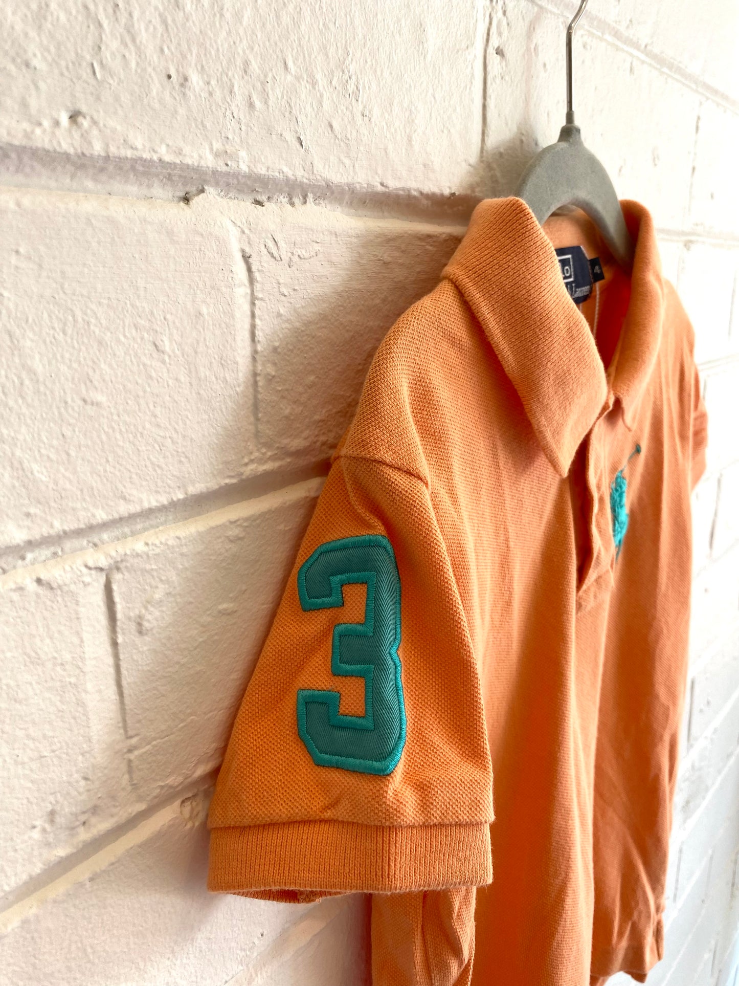 Ralph Lauren Orange Polo - Size 4