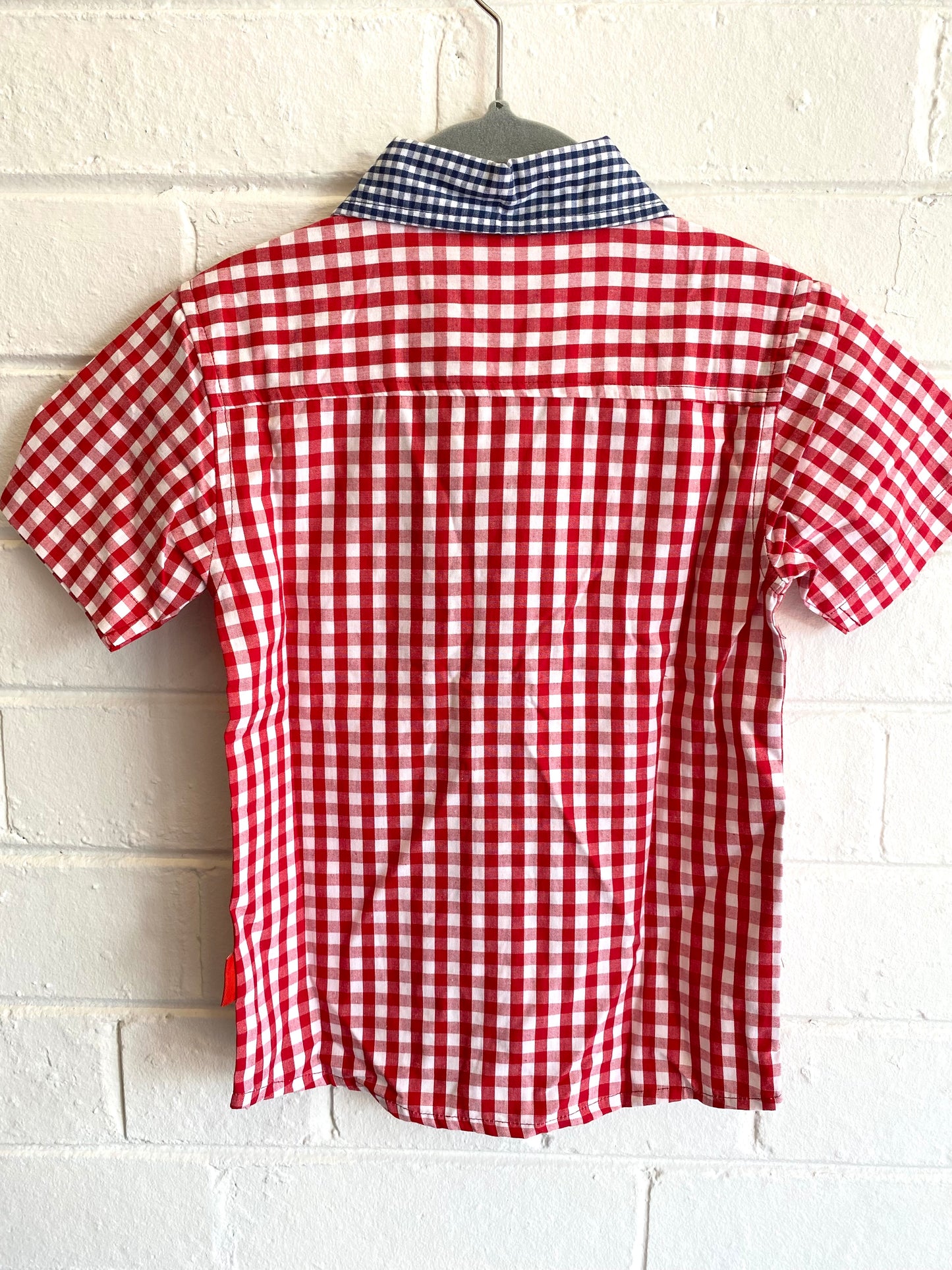 Rhubarb Check Shirt - Size 3/4