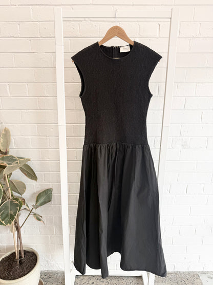 Dissh Rubi Midi Dress in Black - Size 12