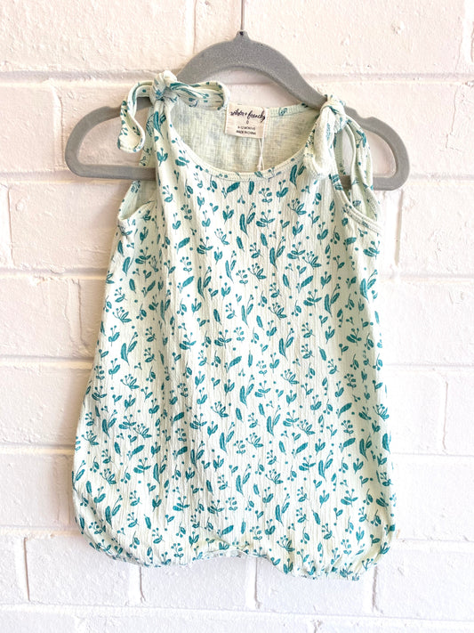 Wilson and Frenchy Green leaf growsuit - Size 0