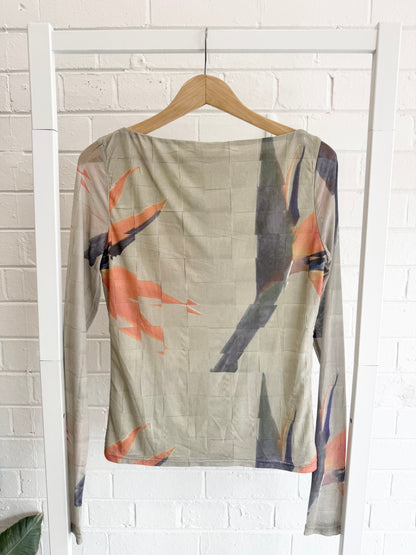 Vrg Girl Lana Mesh Top - Size 12