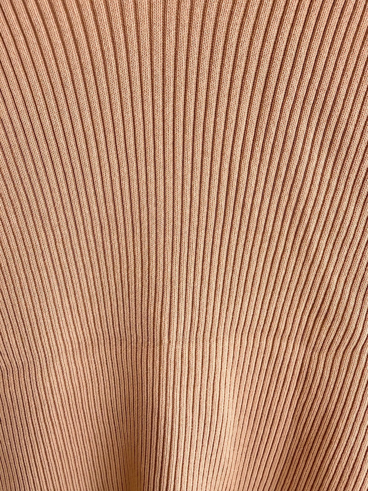 Zimmermann V-Neck Ribbed Tank in Tan - Size 3 (12)
