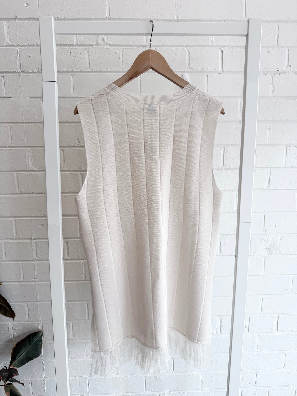 Dissh Fringe Tunic Top - Size L