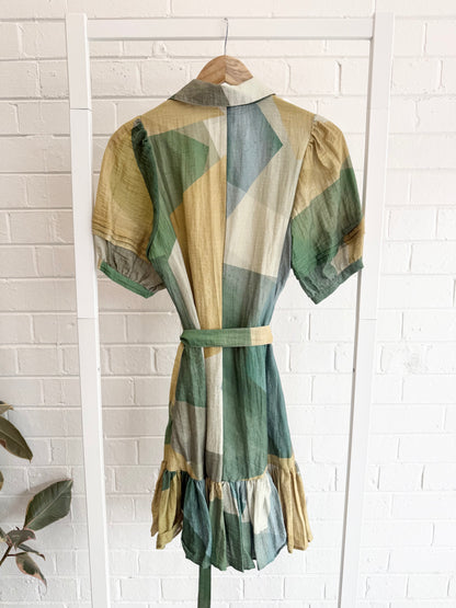 Marcs 'Angel Express' Mini Shirtdress in Green - Size 8